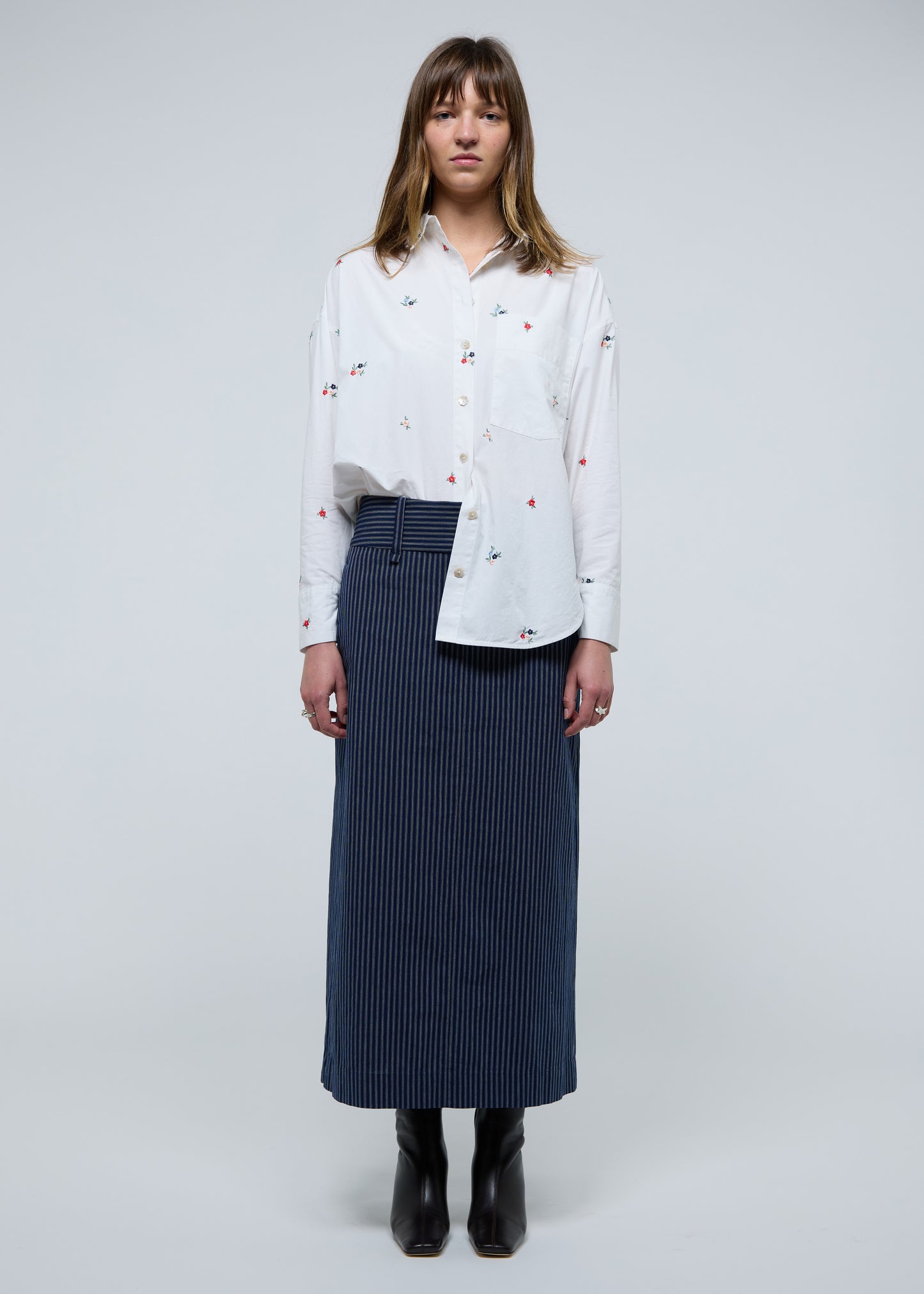 Ditsy Embroidered Shirt