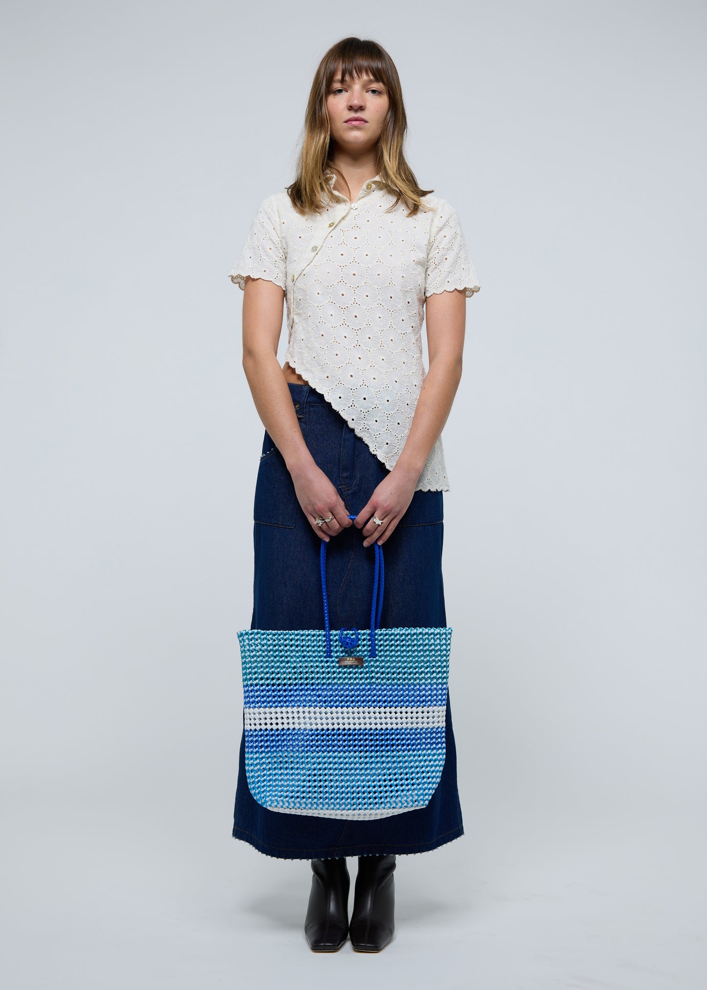 Recycled Basket - Blue