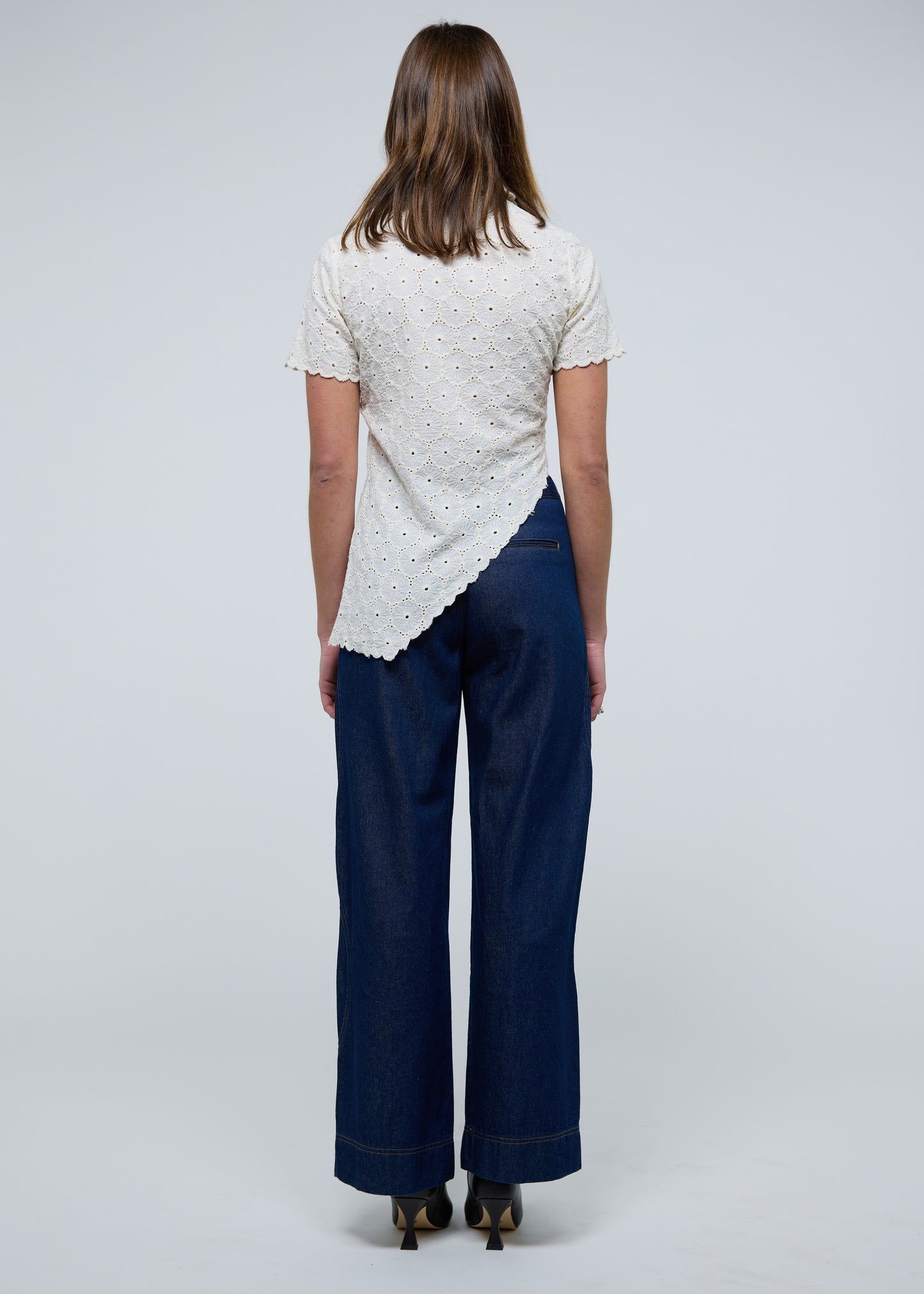 Daisy Asymmetric Top - Ivory