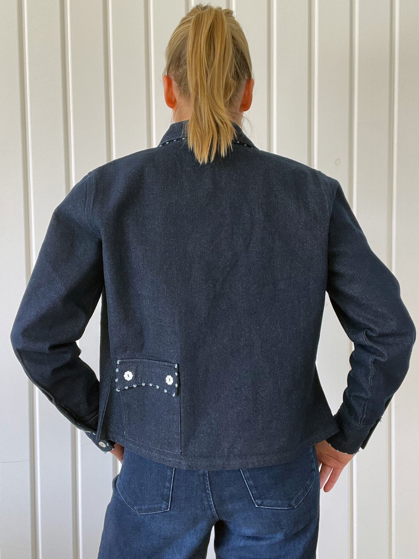 Wave Denim Jacket