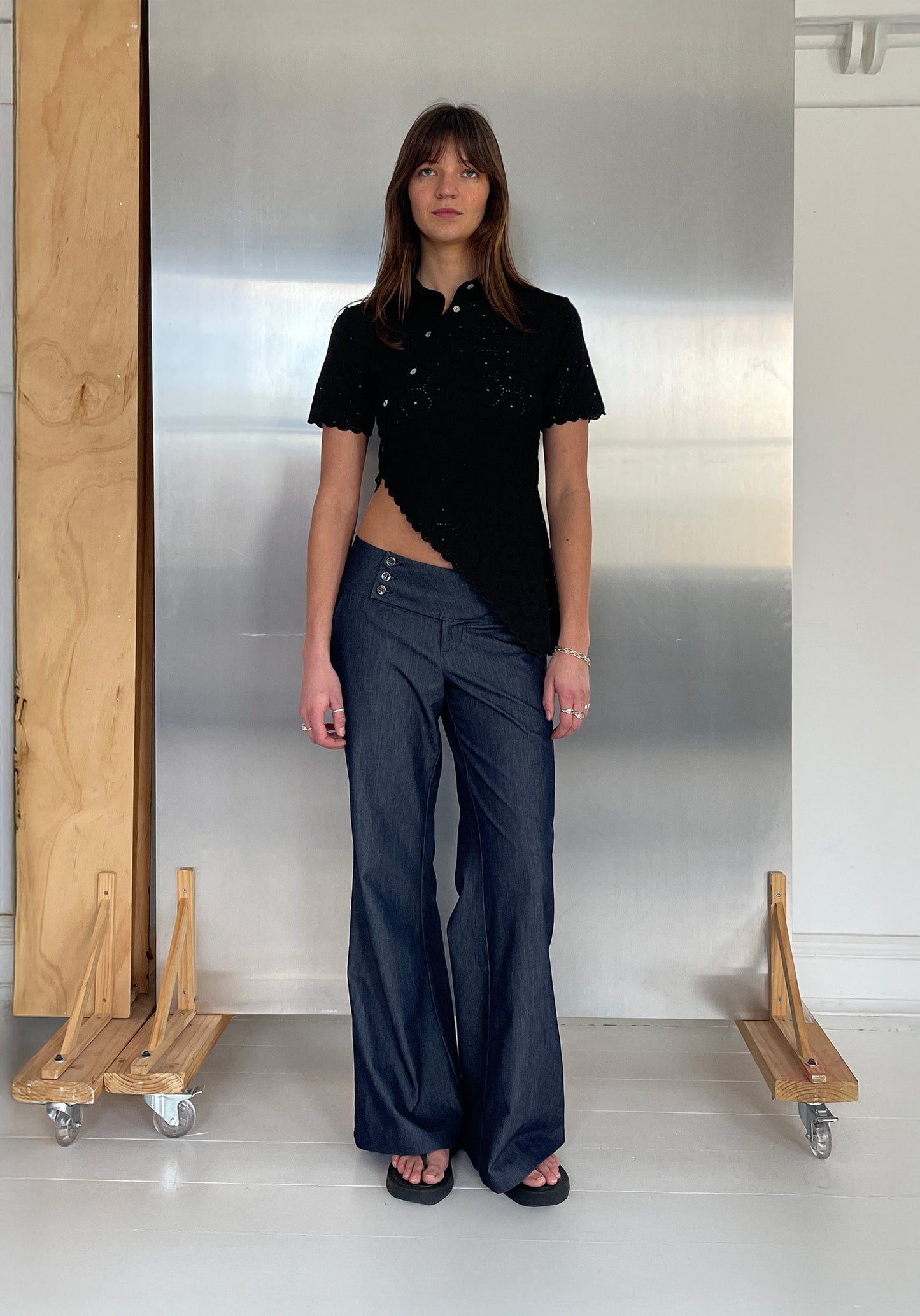 Daisy Asymmetric Top - Noir