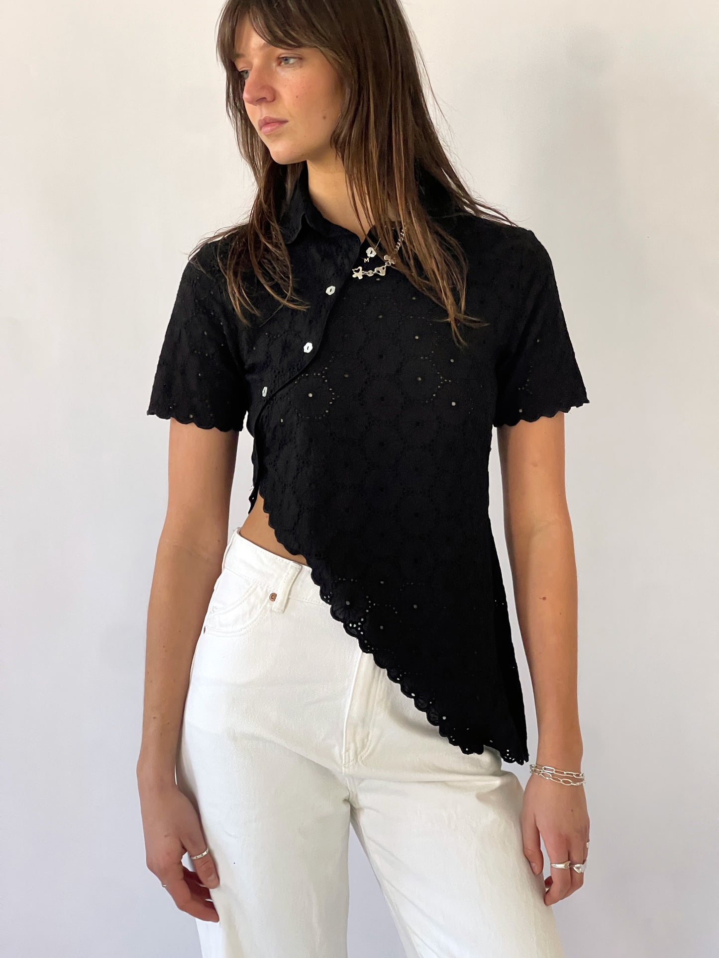 Daisy Asymmetric Top - Noir