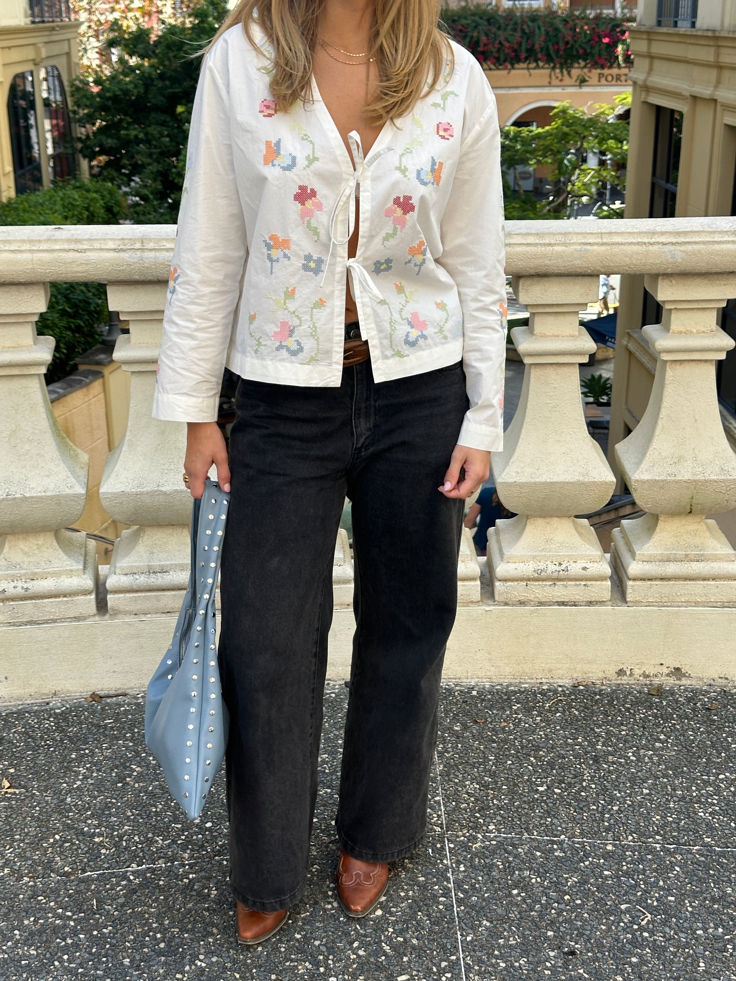 Chloe Cross Stitch Blouse