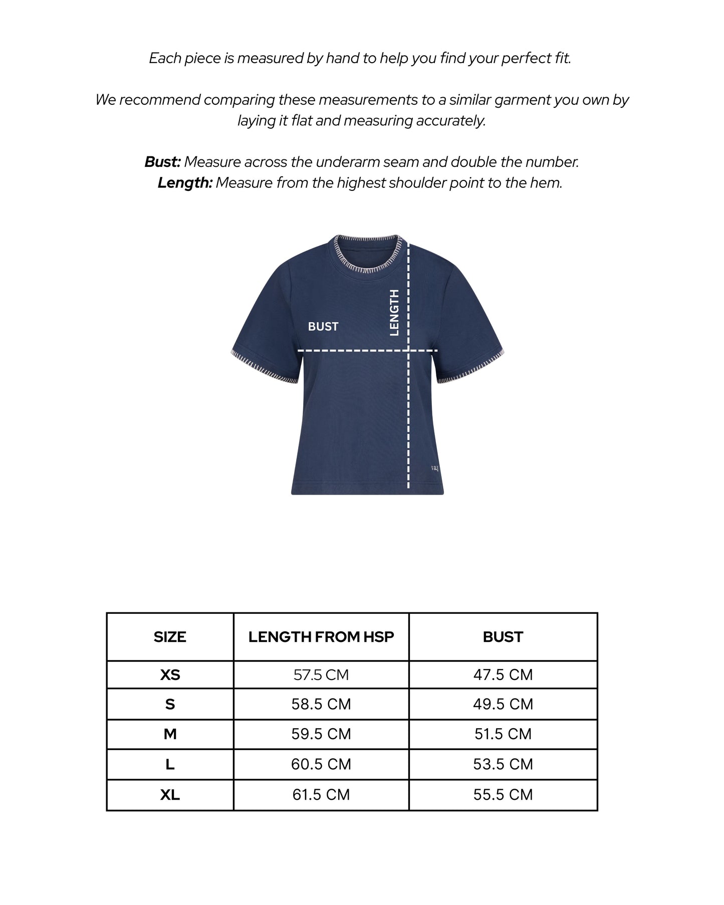 Signature Tee - Navy