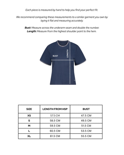 Signature Tee - Navy