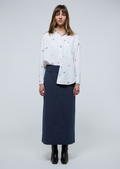 Ditsy Embroidered  Shirt (PRE ORDER)