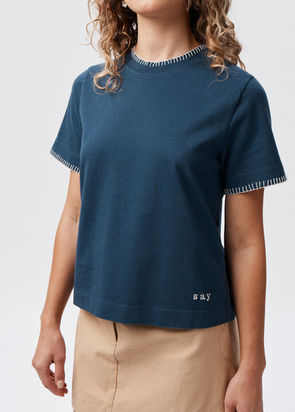 Signature Tee - Navy