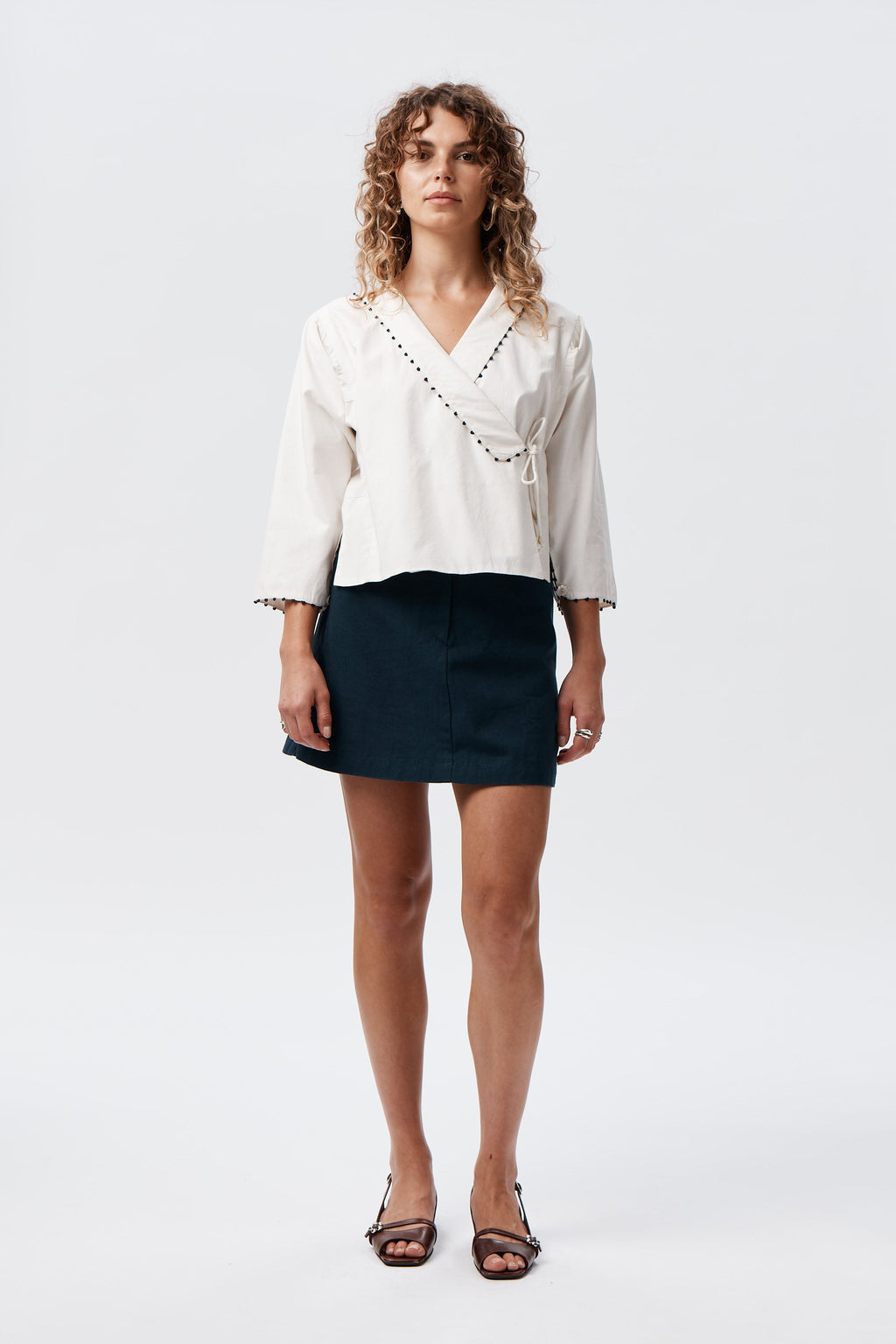 Wrap Top - Ivory