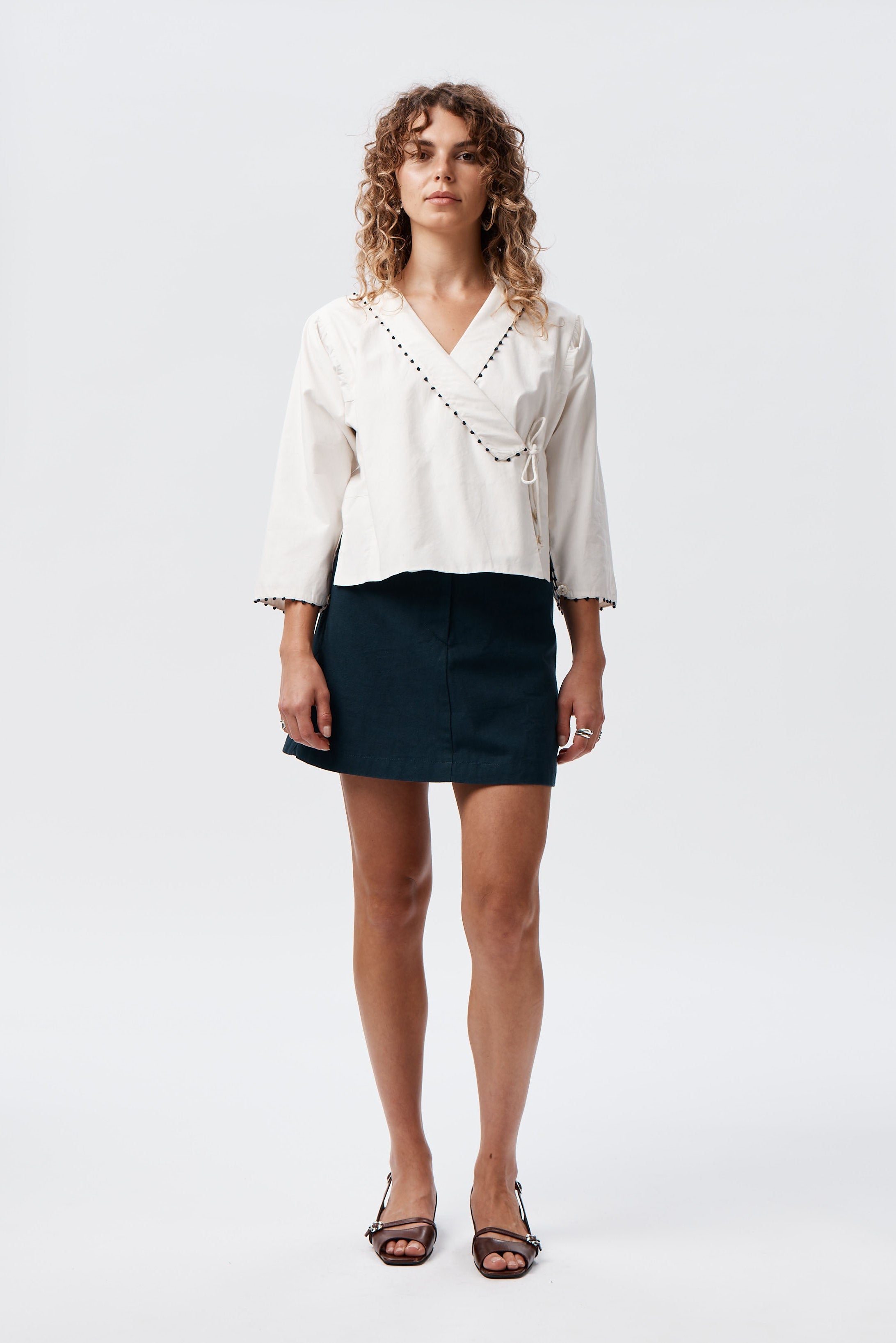 Wrap Top - Ivory