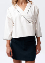 Wrap Top - Ivory