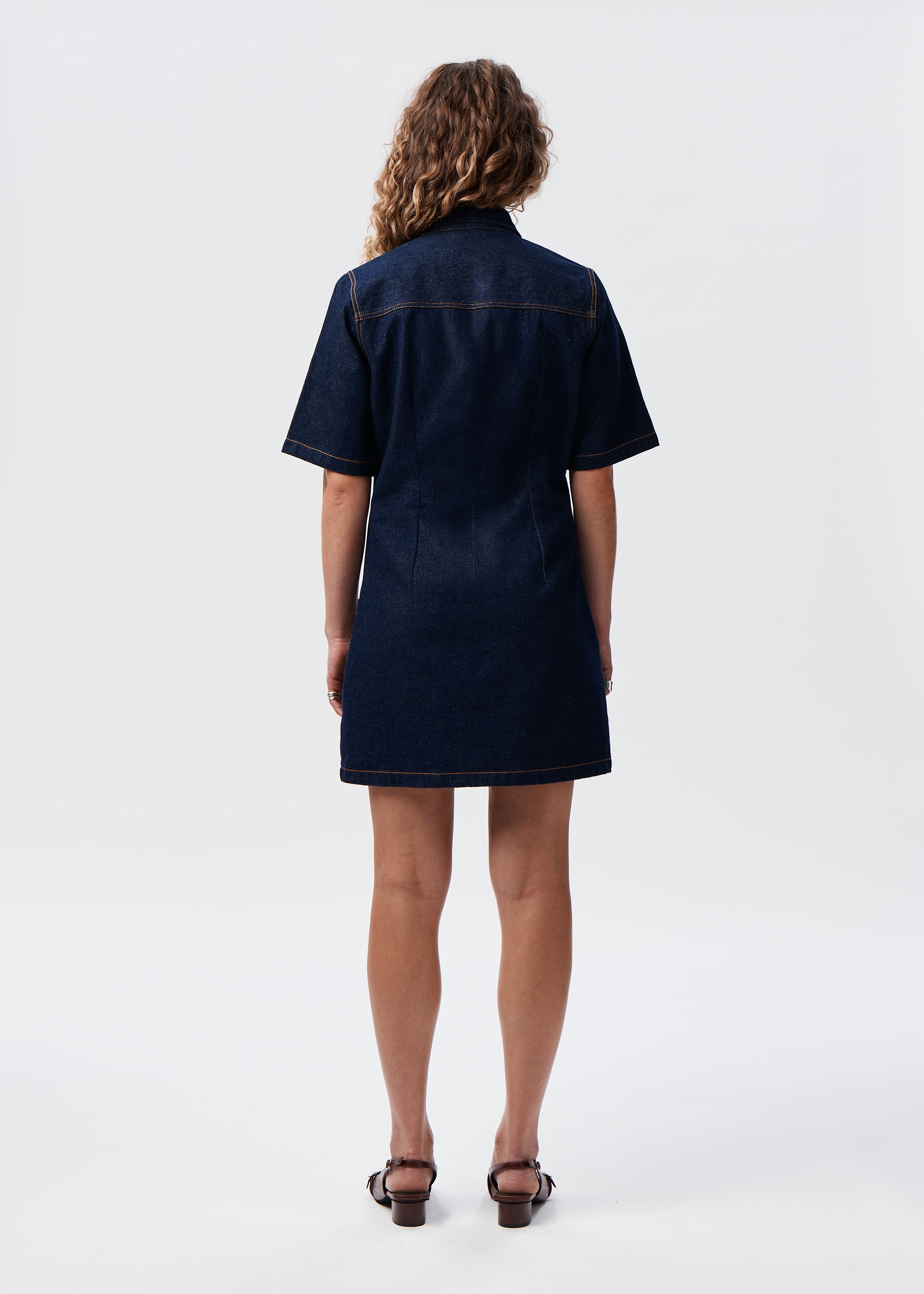 Wave Denim Dress