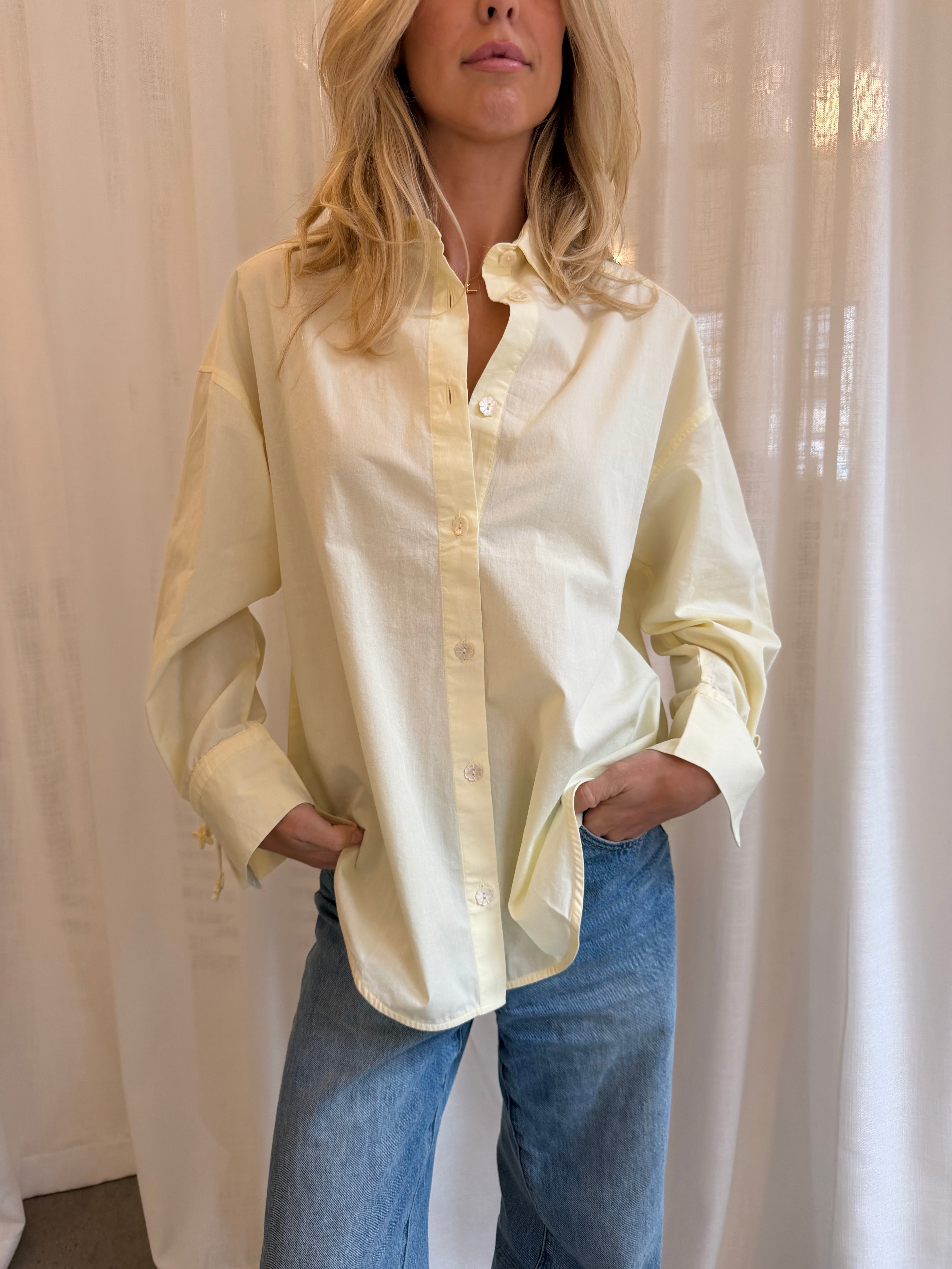 Peggy Shirt - Butter Yellow