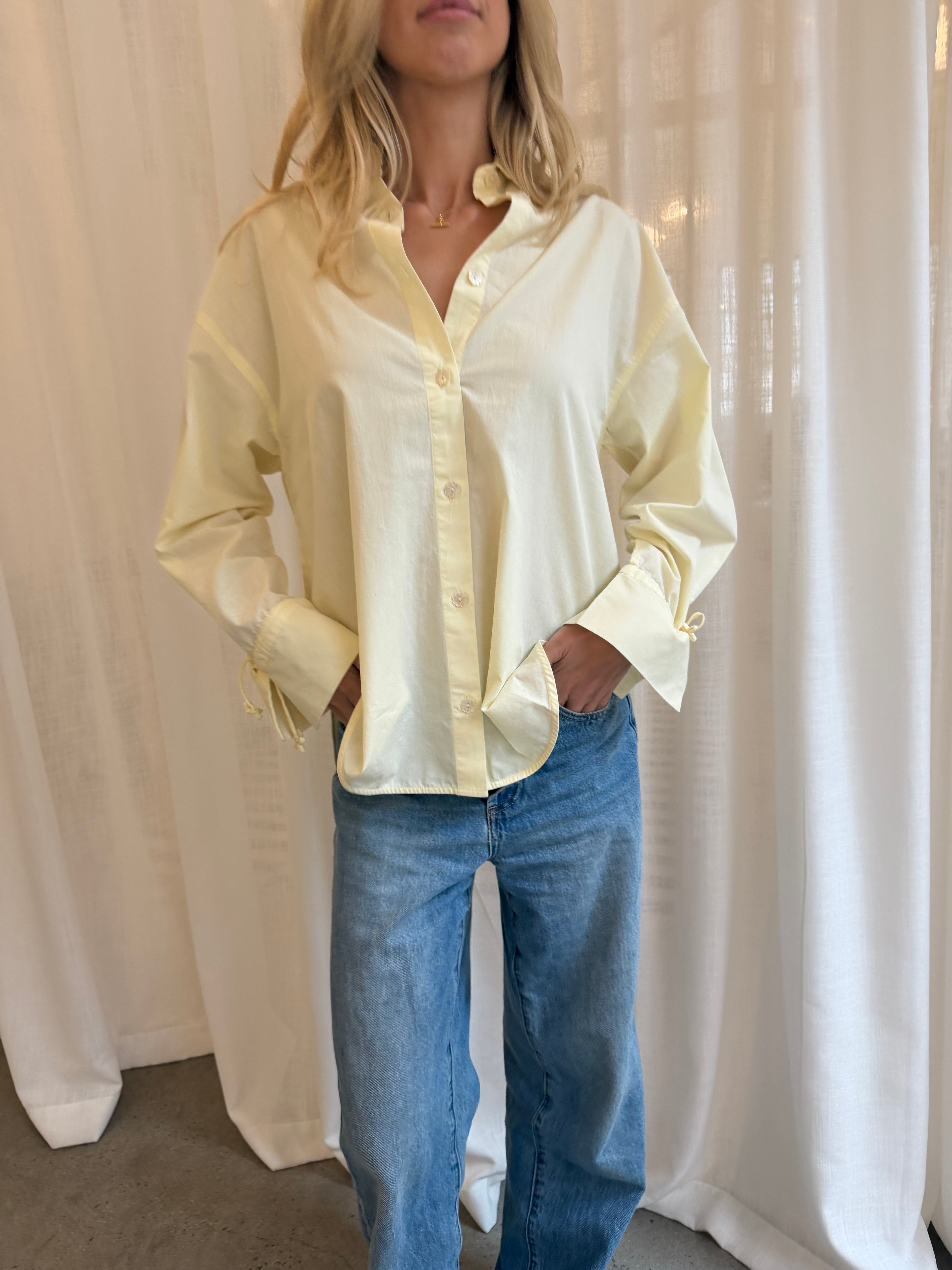 Peggy Shirt - Butter Yellow
