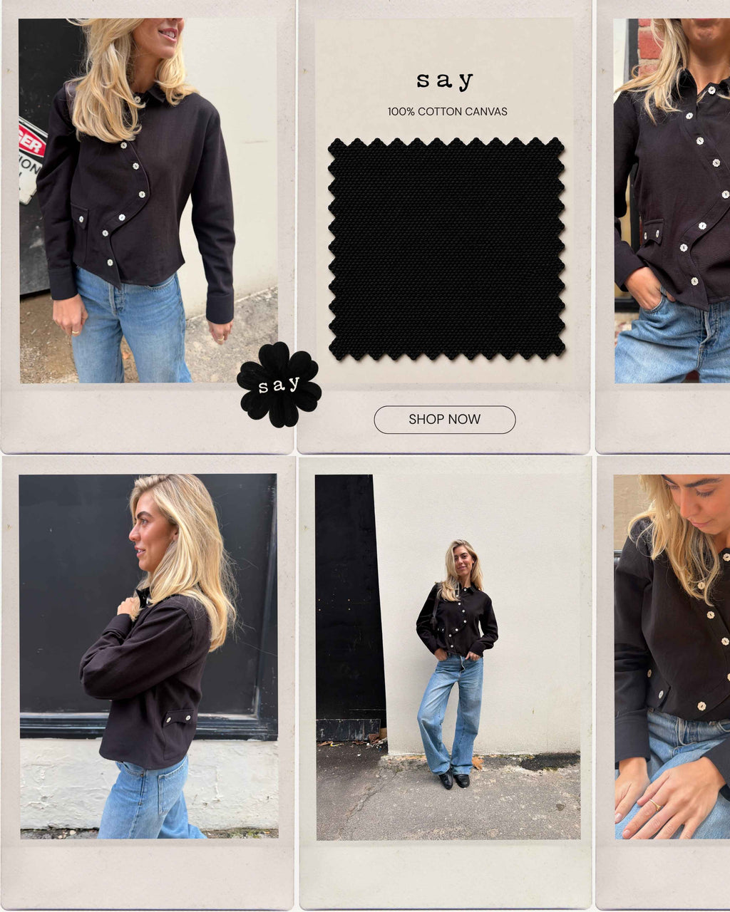Elle Wave Jacket - Noir