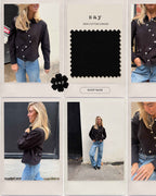 Elle Wave Jacket - Noir