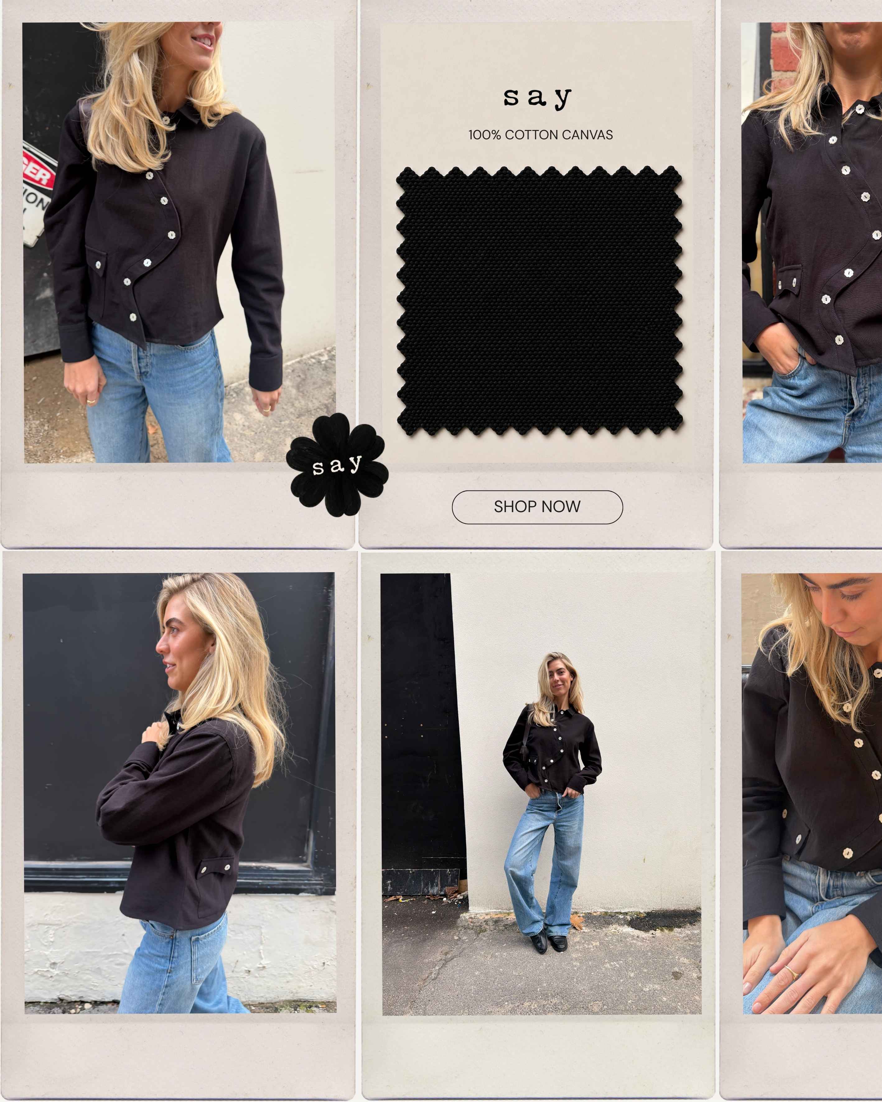 Elle Wave Jacket - Noir