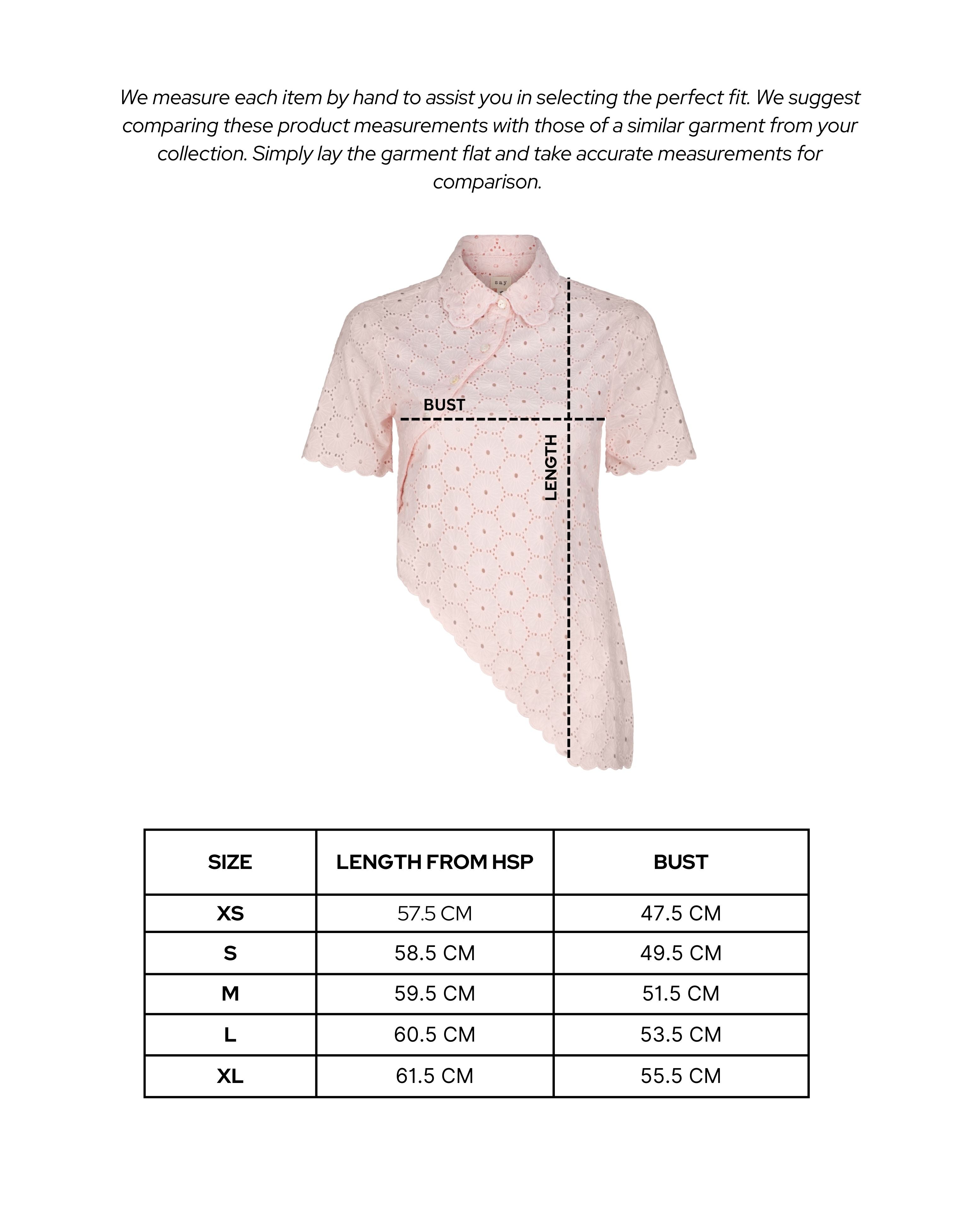 Daisy Asymmetric Top - Blush Pink