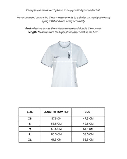 Signature Tee - Powder Blue