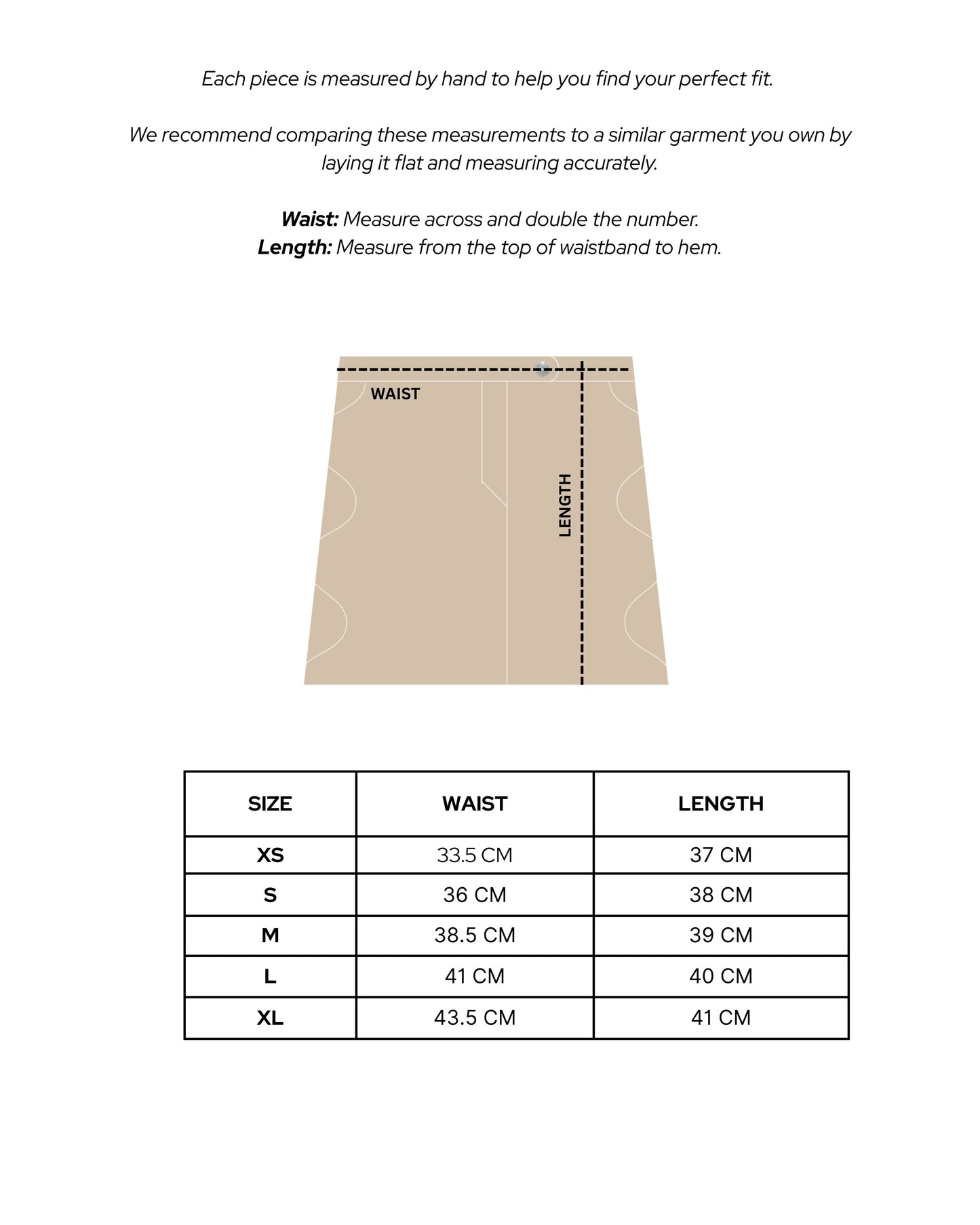 Wave Mini Skirt - Latte