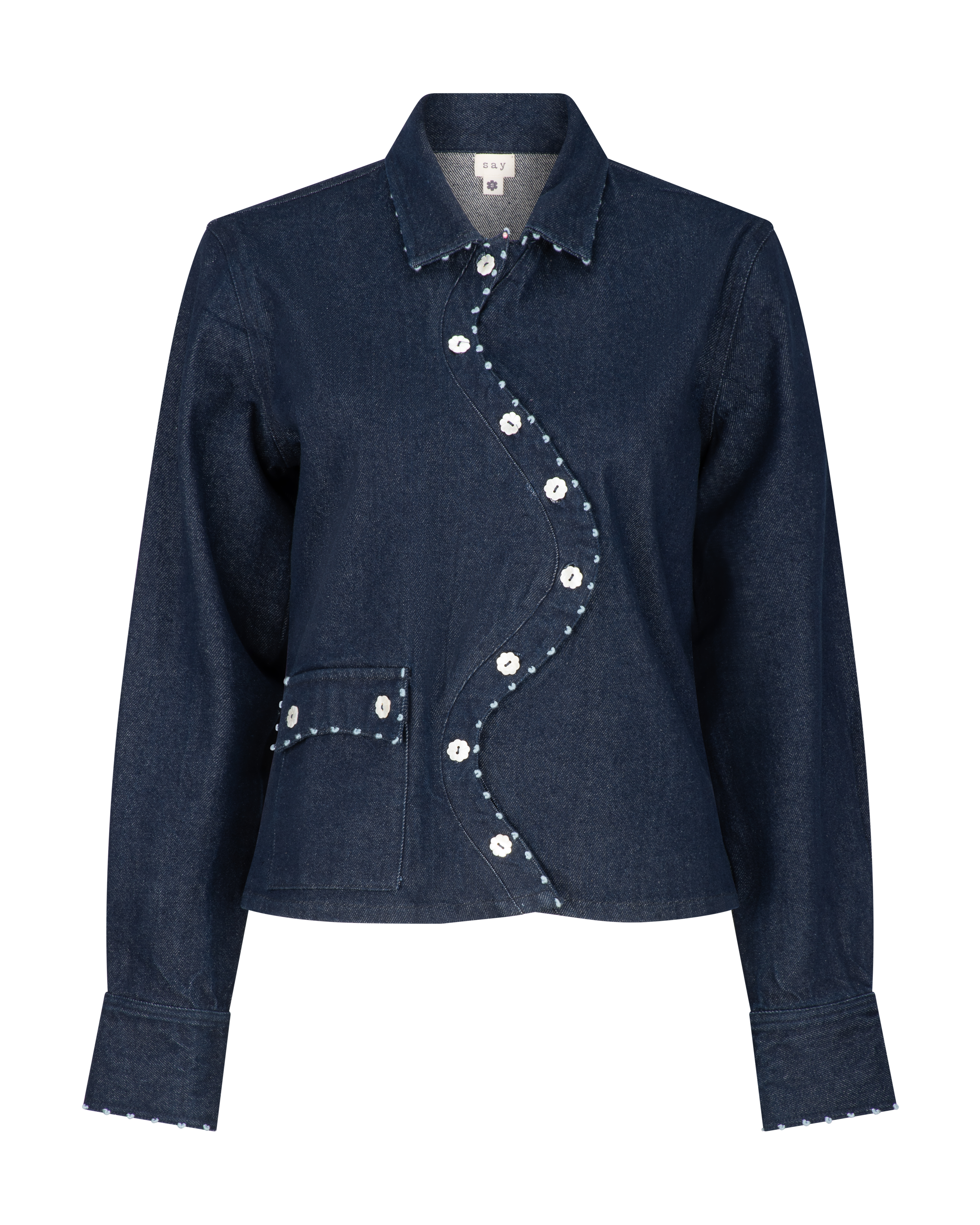 Wave Denim Jacket