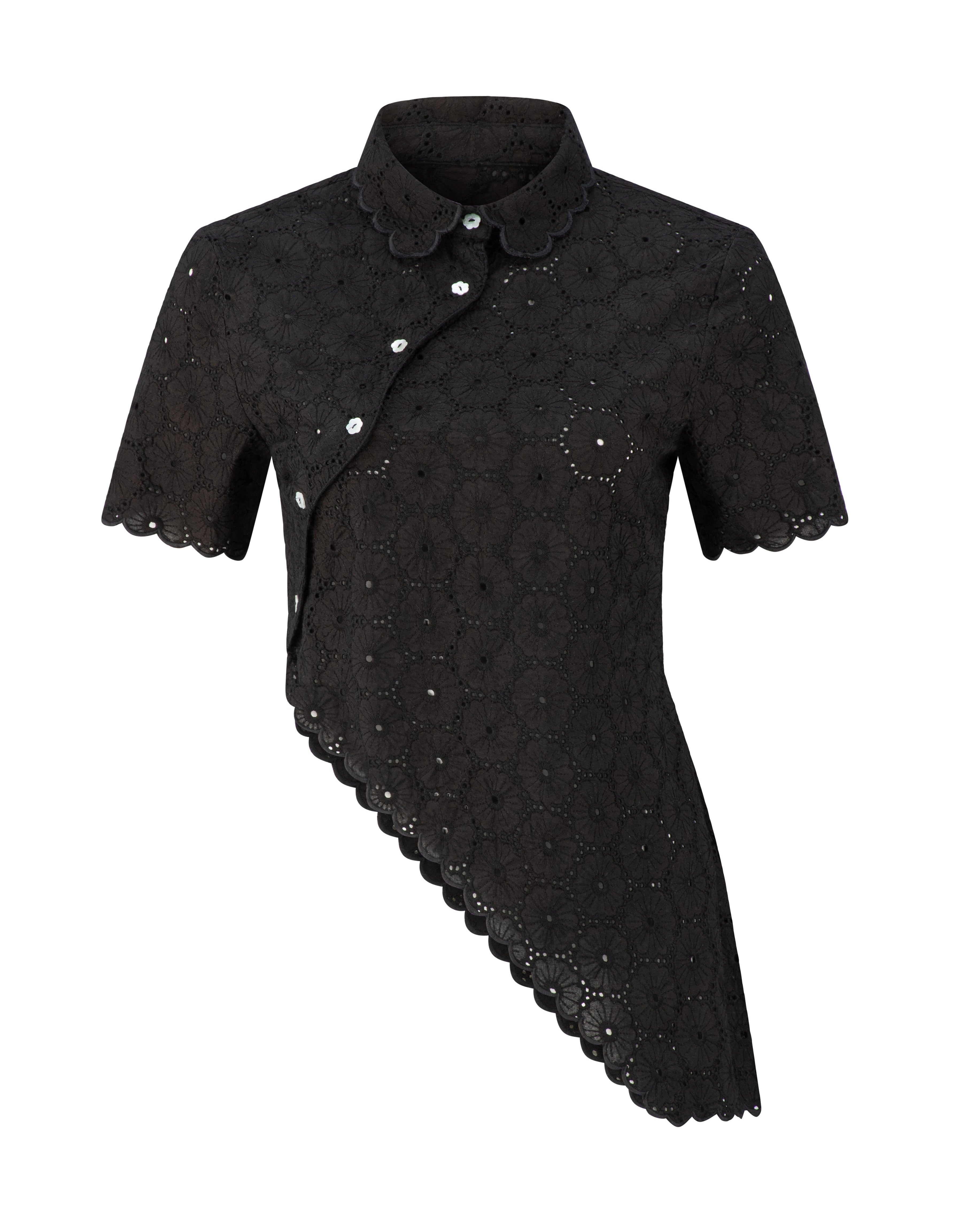 Daisy Asymmetric Top - Noir