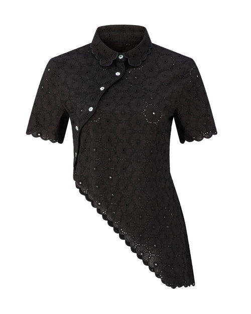 Daisy Asymmetric Top - Noir
