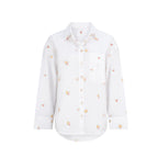 Ditsy Embroidered Shirt - Sherbet
