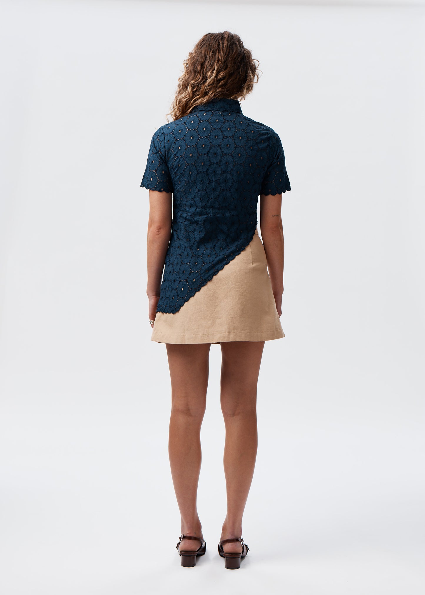 Daisy Asymmetric Top - Navy