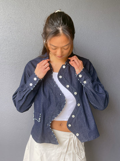 Wave Denim Jacket