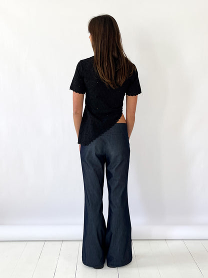 Daisy Asymmetric Top - Noir