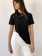 Daisy Asymmetric Top - Noir