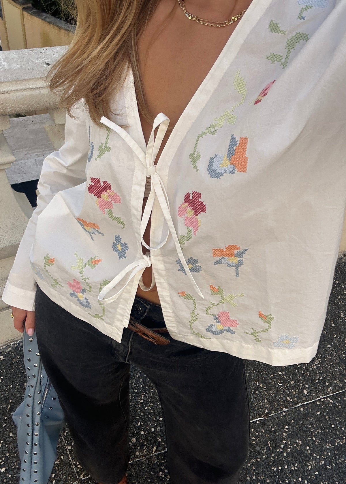 Chloe Cross Stitch Blouse