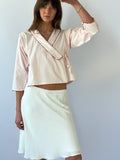 Wrap Top - Blush Pink