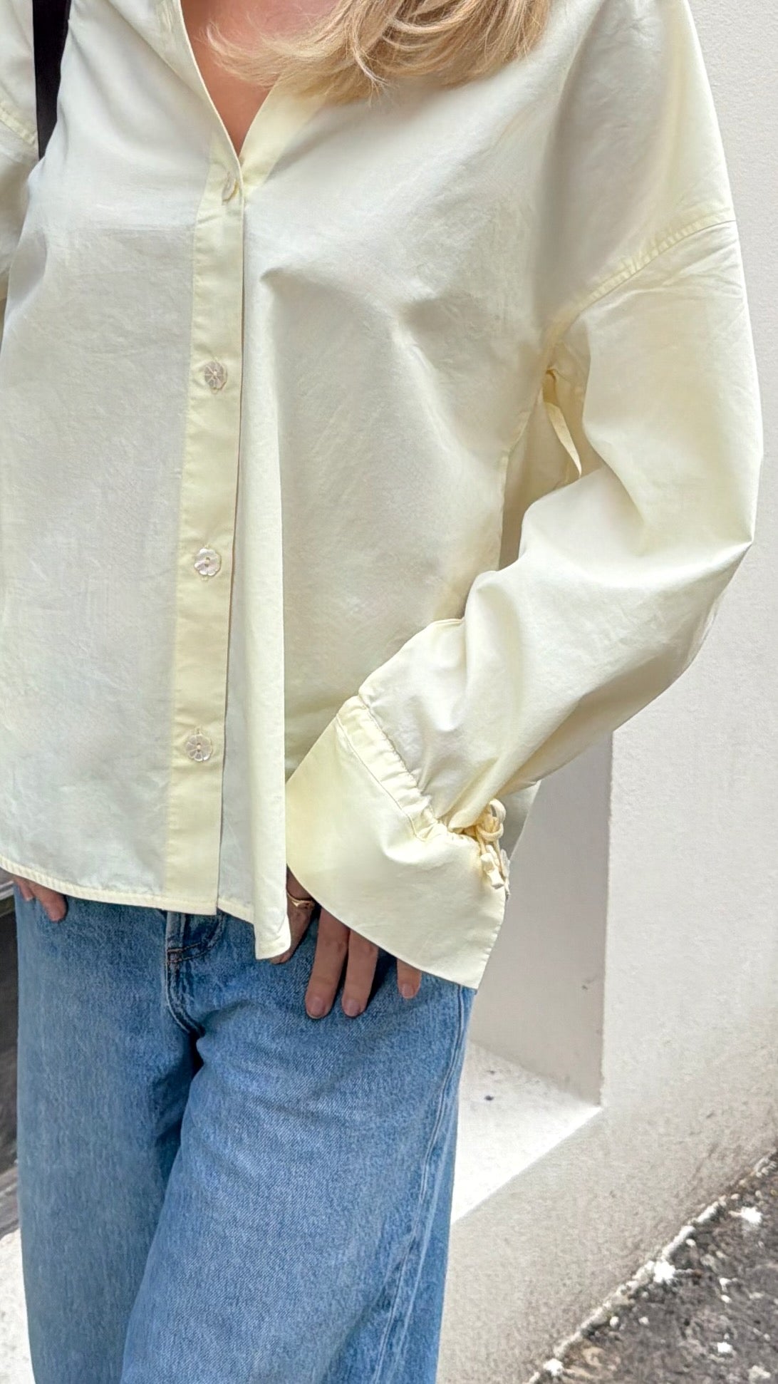 Peggy Shirt - Butter Yellow
